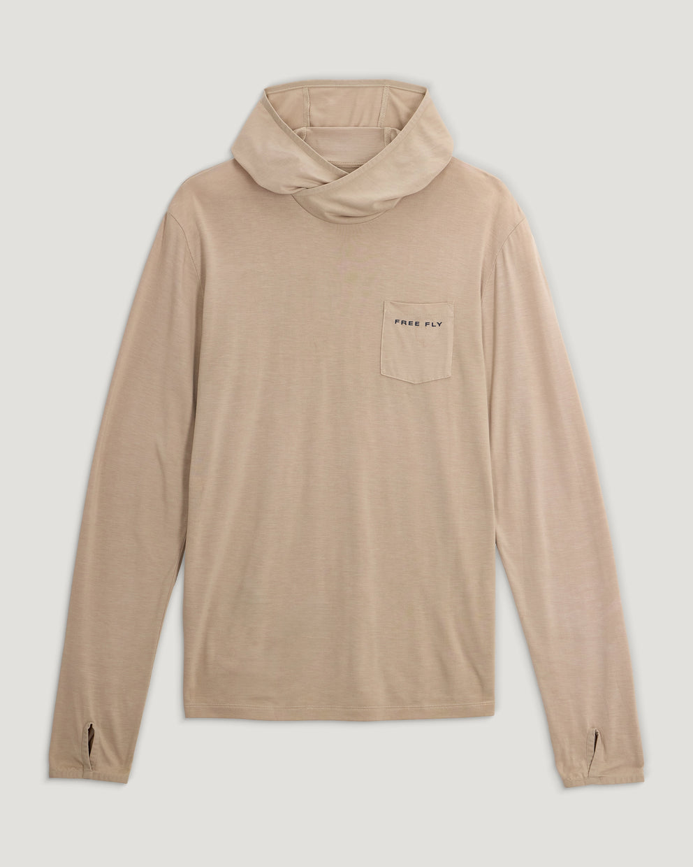 Men's Bamboo Lightweight Graphic Hoodie - Dive Bomb Desert Tan