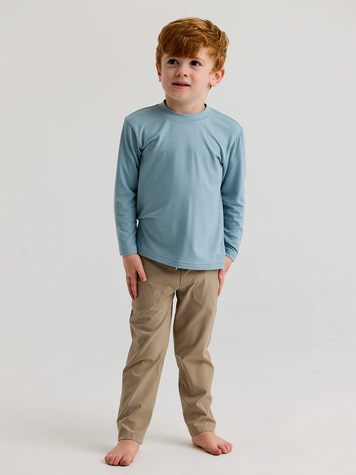 Toddler Bamboo Shade Long Sleeve - Ocean Mist