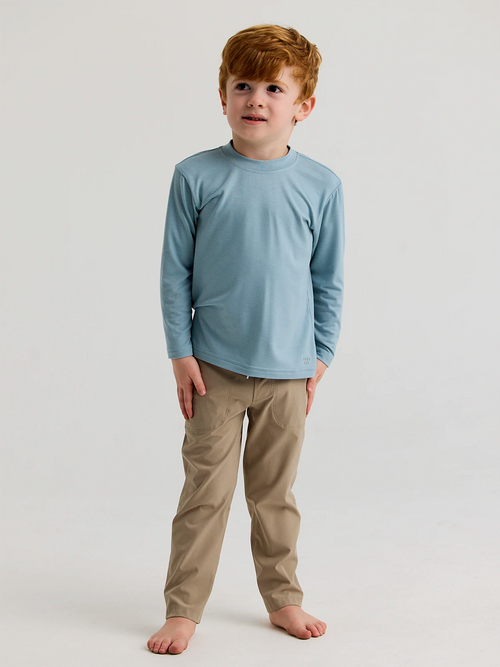 Toddler Bamboo Shade Long Sleeve - Ocean Mist