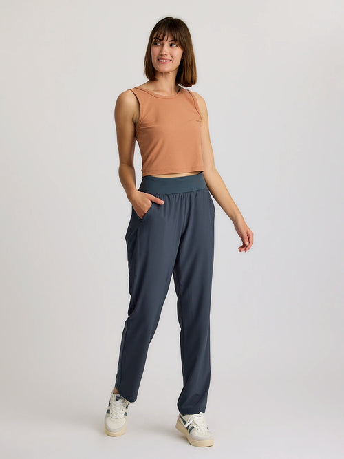 Women's Ribbed Bamboo Tank - Canyon Clay