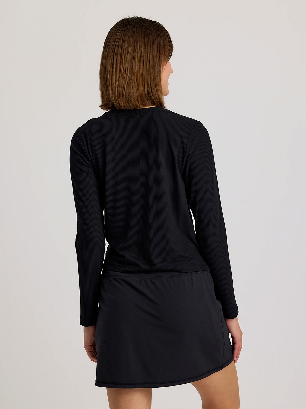 Women's Ribbed Bamboo Long Sleeve - Black