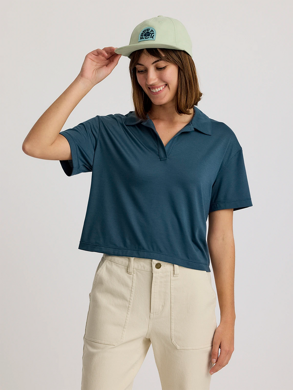 Women's Elevate Sport Polo - Storm Cloud