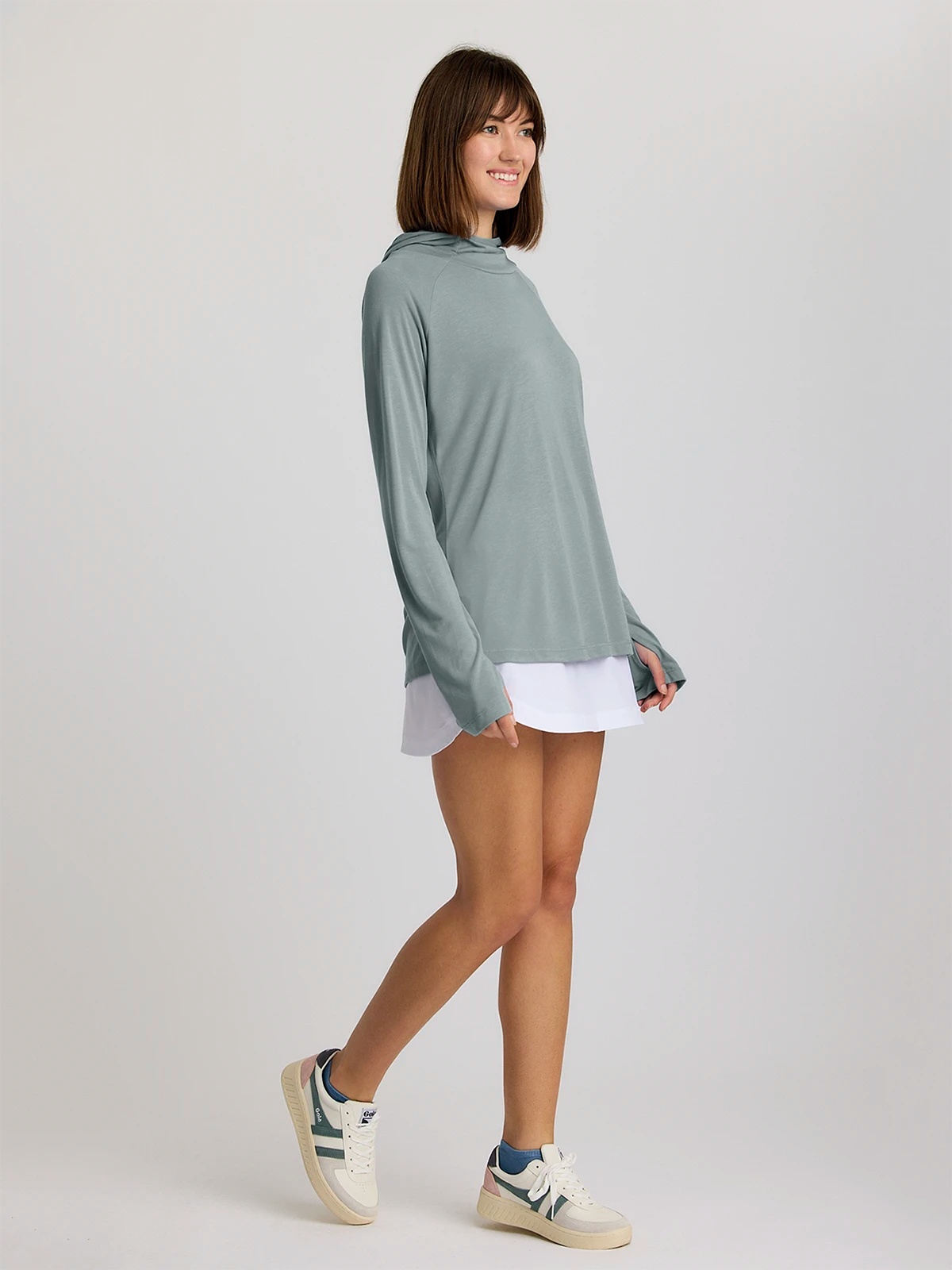 Women's Bamboo Lightweight Hoodie II - Slate