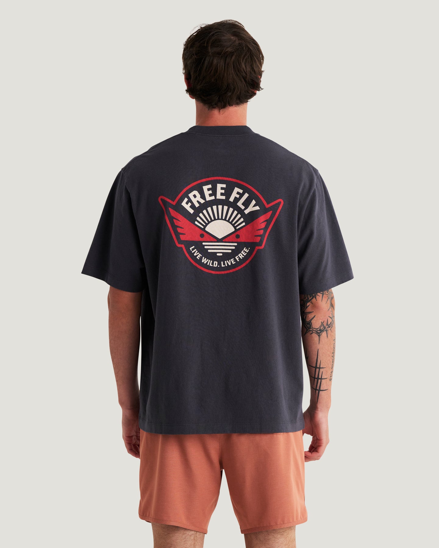 Freedom Fins Relaxed Tee - Anthracite