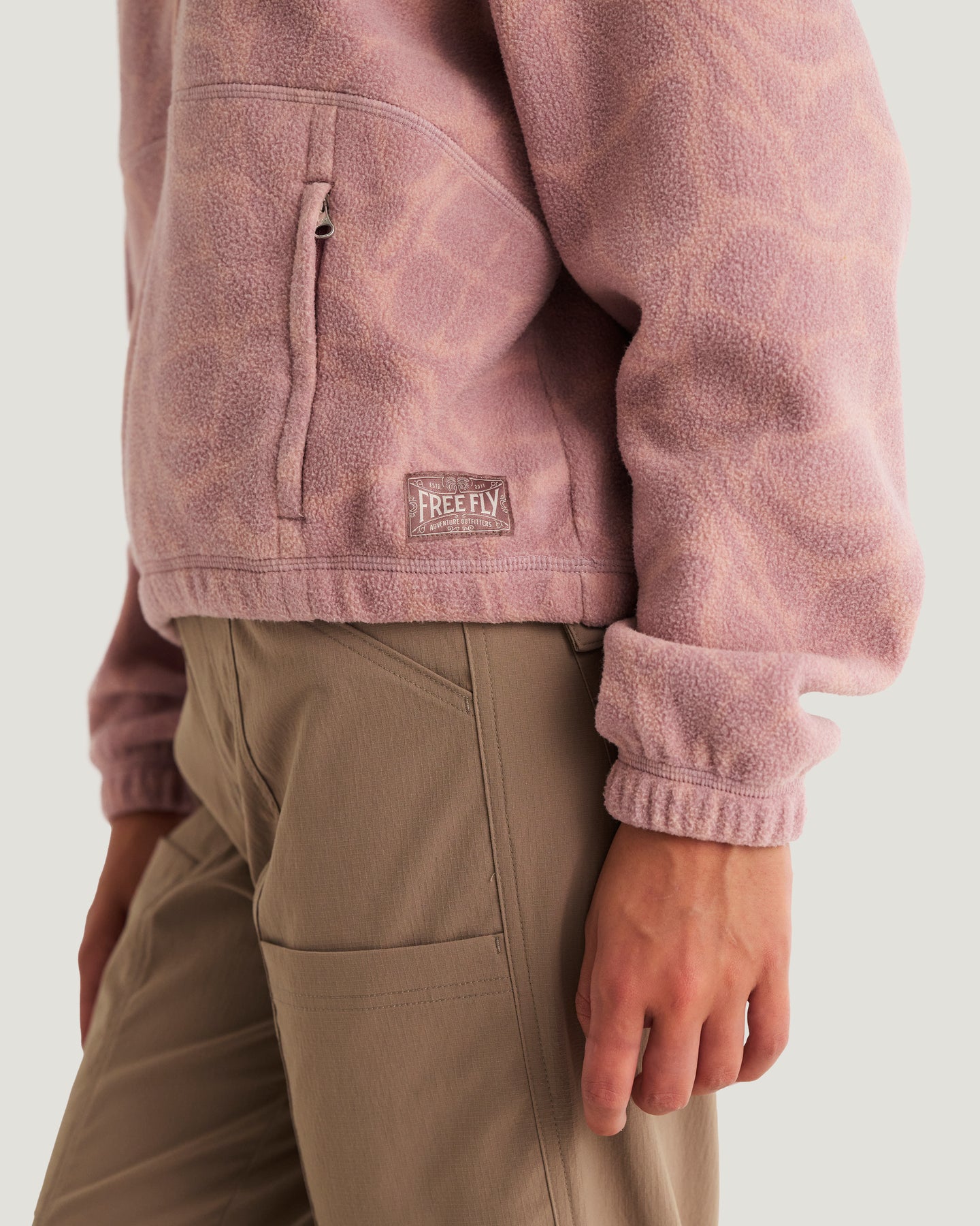 Women's Ashridge Fleece Half Zip - Cosmic Bloom Plum