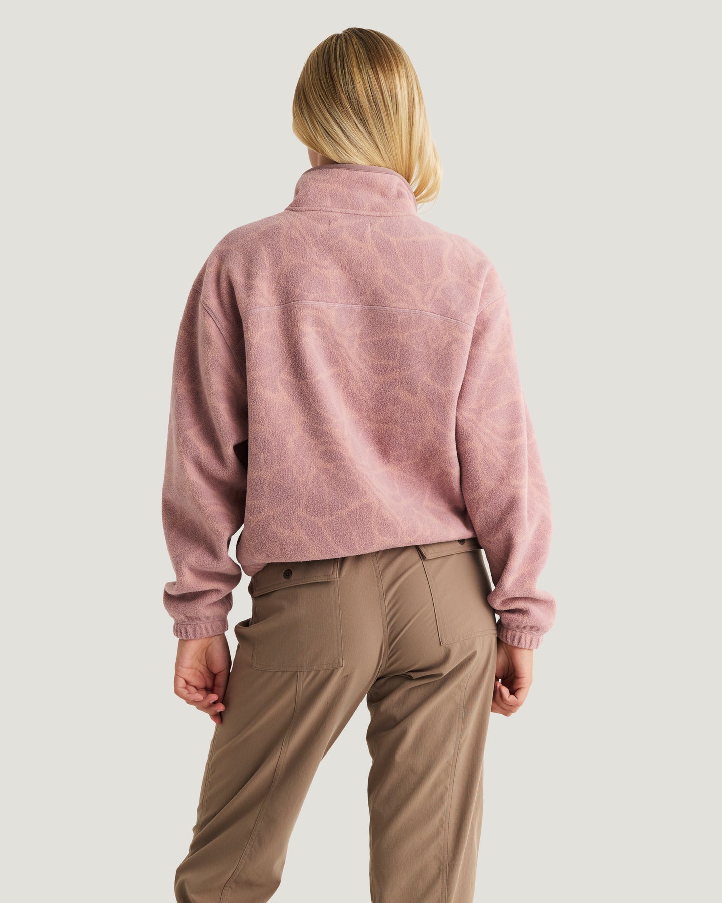 Women's Ashridge Fleece Half Zip - Cosmic Bloom Plum