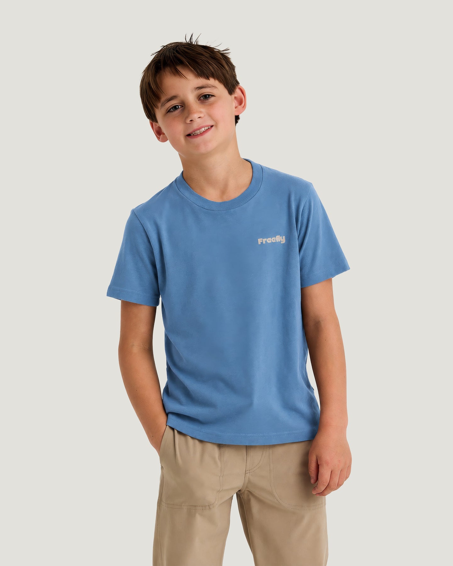 Youth Outdoor Specialists Tee - Pacific Blue