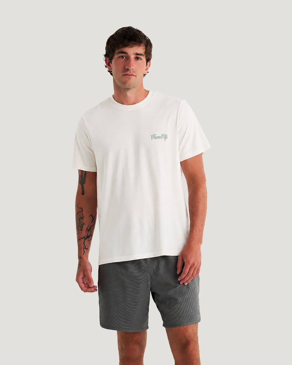 Vintage Surf Tee - Bone