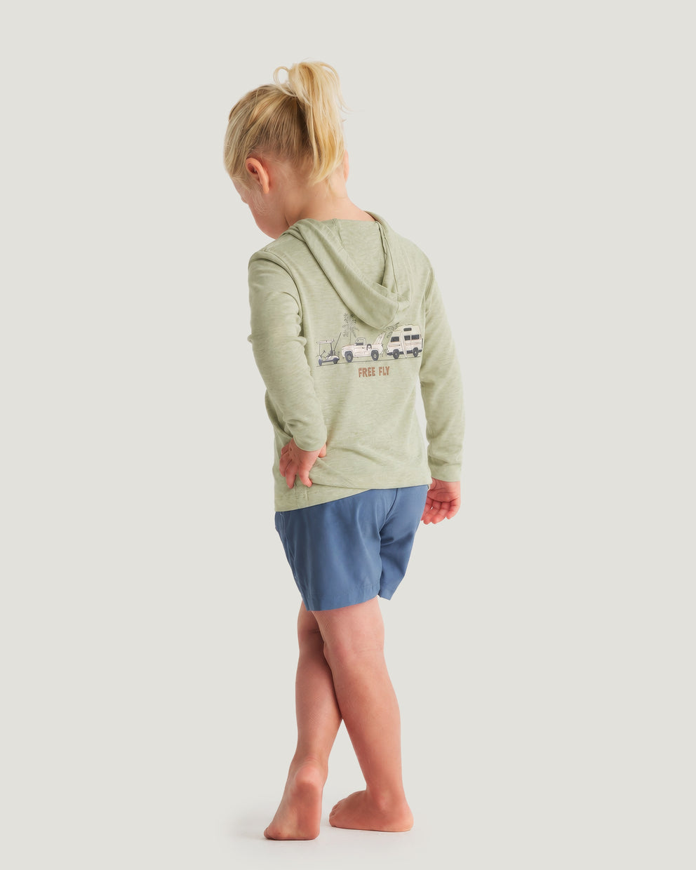 Toddler Bamboo Shade Graphic Hoodie - On The Go Tea