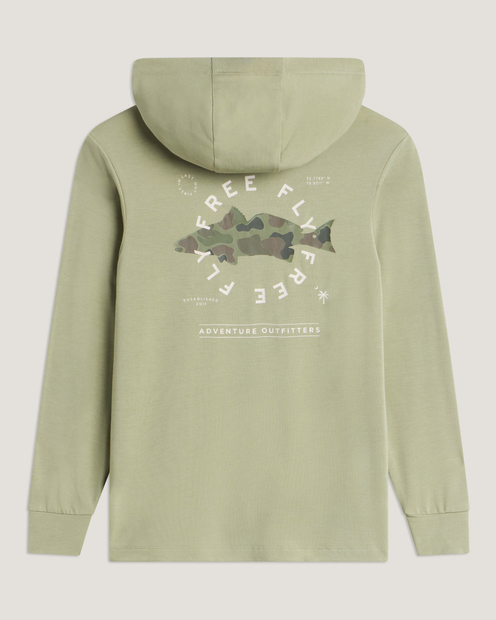 Youth Bamboo Shade Graphic Hoodie - Target Species Tea