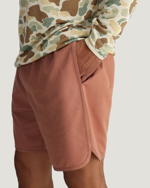 Men's Reverb Short Lined – 7" - Redwood