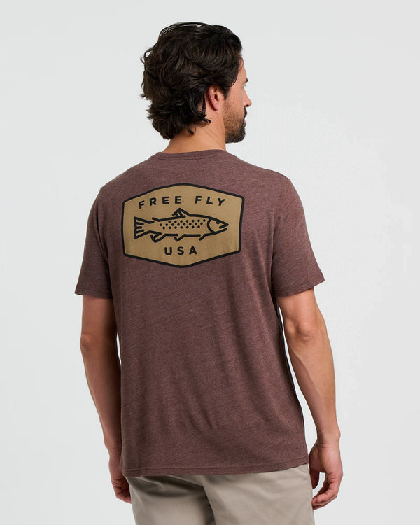 Freshwater Tee - Heather Chestnut
