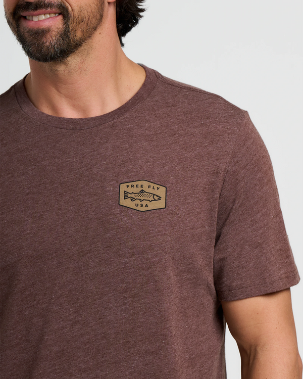 Freshwater Tee - Heather Chestnut