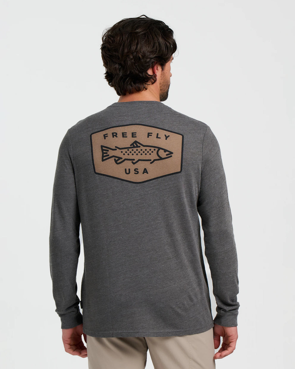 Freshwater Long Sleeve - Heather Black Sand
