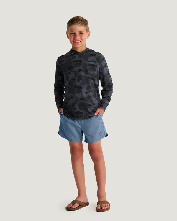 Youth Reverb Short Unlined – 4" - Pacific Blue