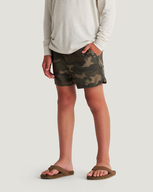 Youth Reverb Short Unlined – 4" - Woodland Camo