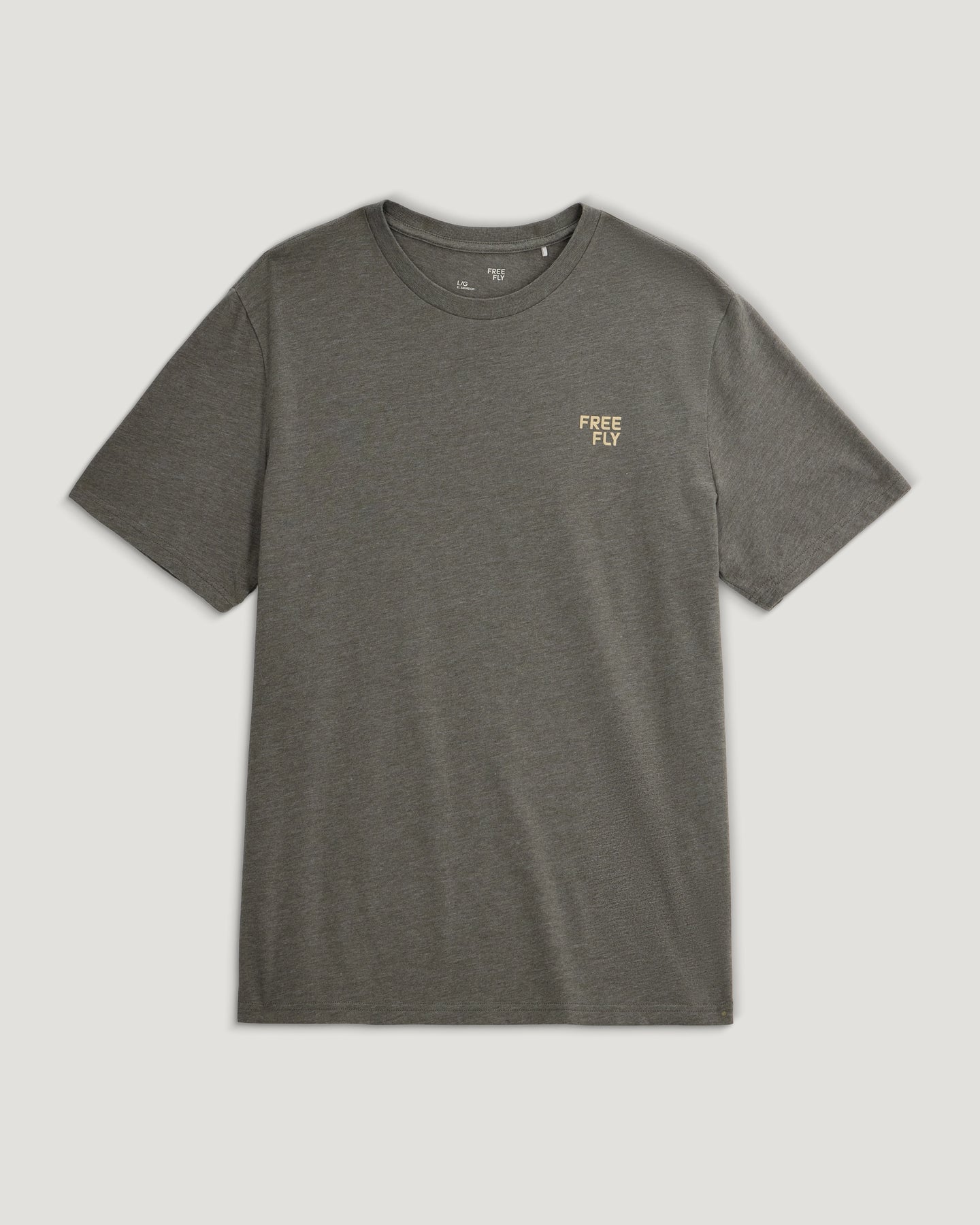 Brand Flag Tee - Heather Fatigue
