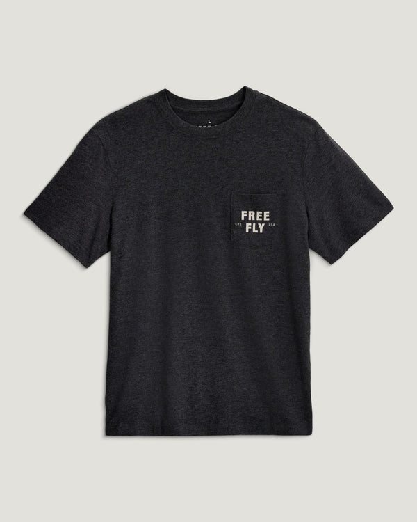 Gear & Goods Pocket Tee - Heather Black