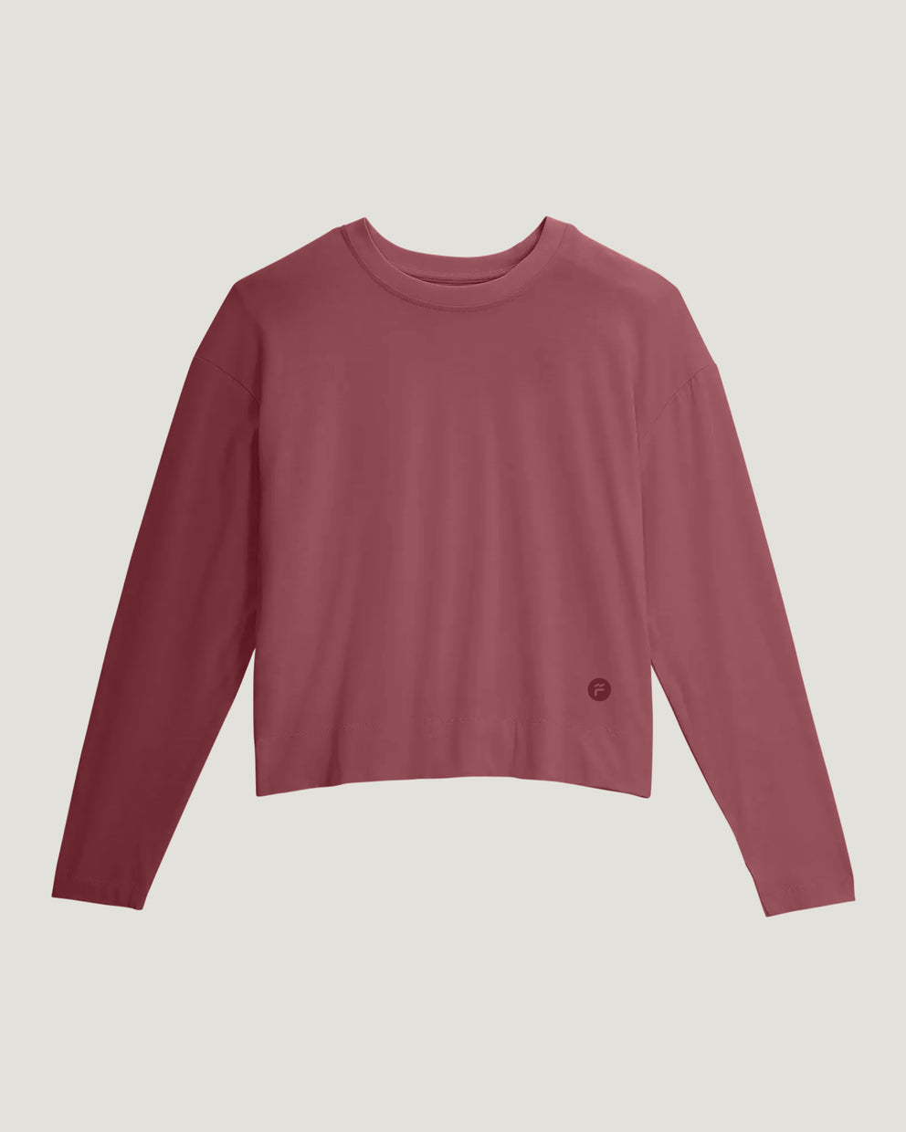 Women's Bamboo Shade Crossover Long Sleeve - Plum