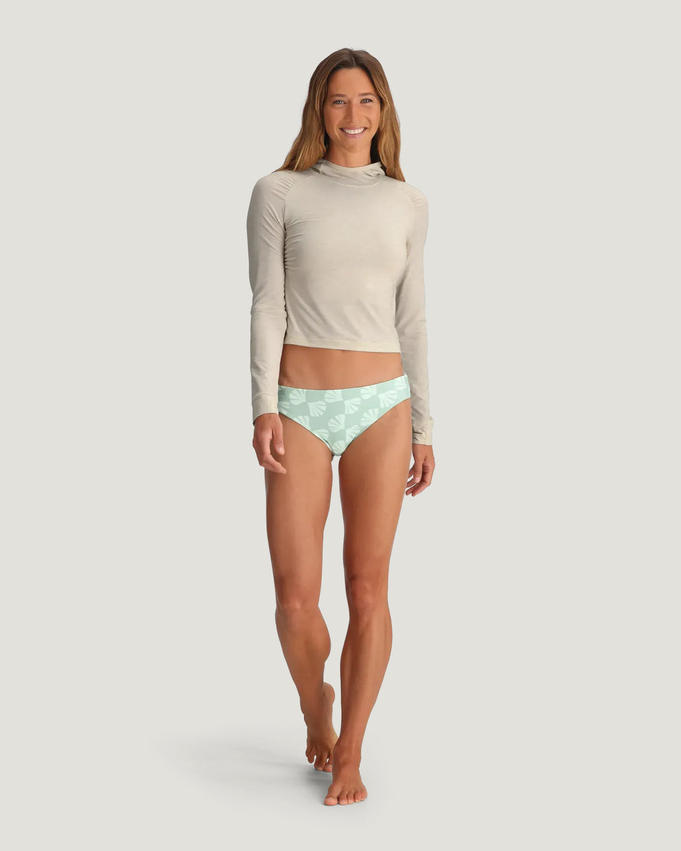 Women's Elevate Lightweight Fitted Hoodie - Heather Birch