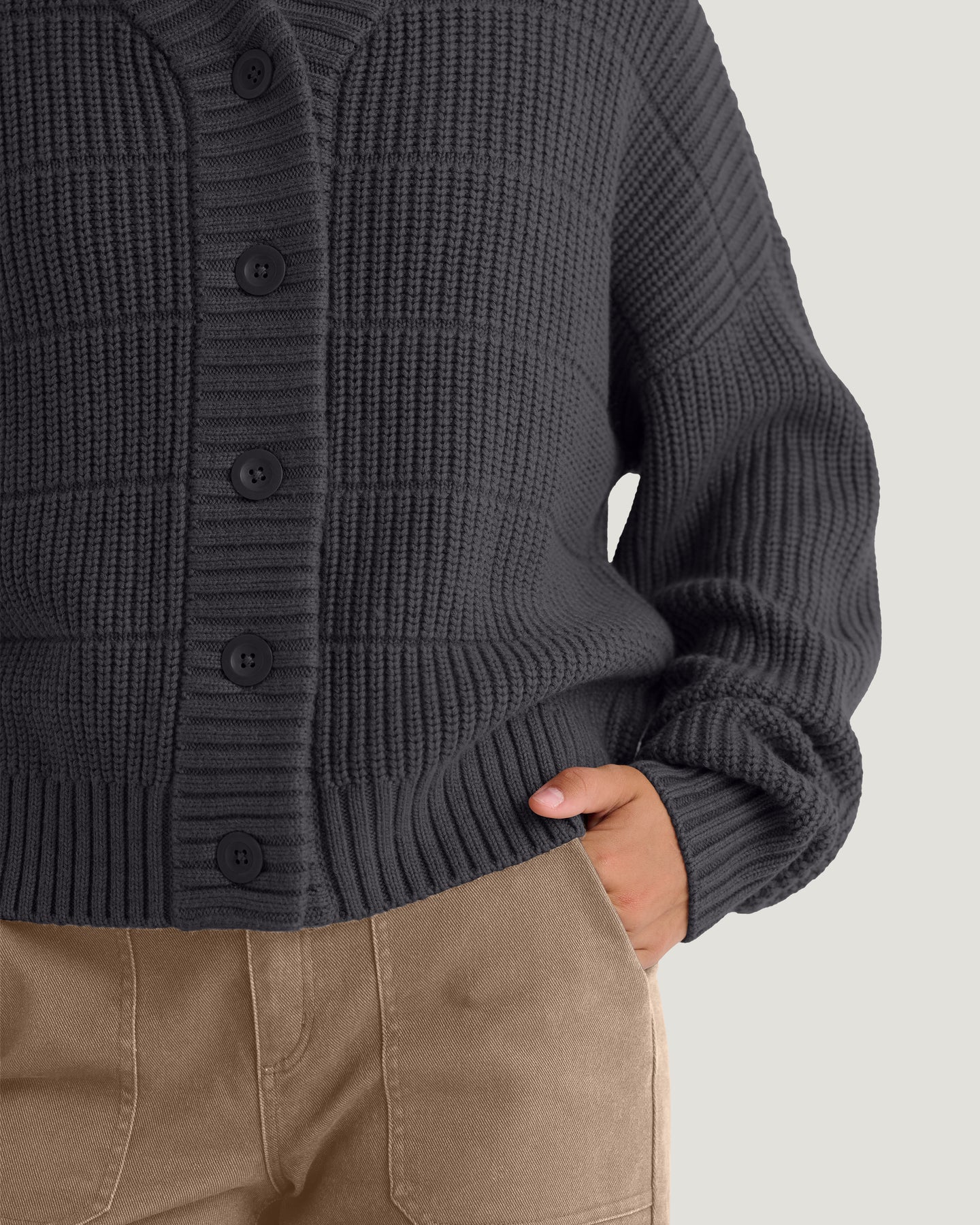 Women's Coastloom Cardigan Sweater - Heather Anthracite