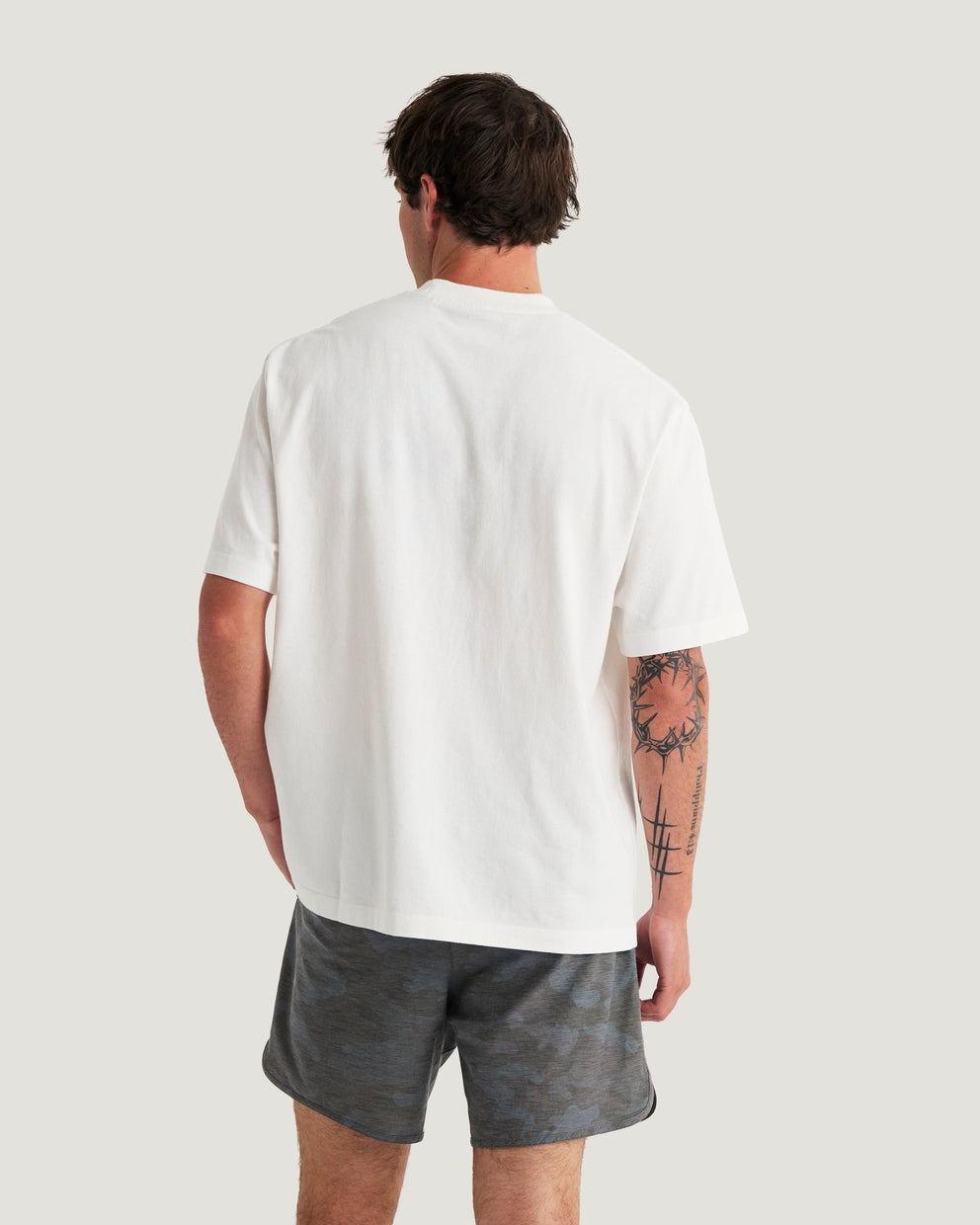 Men's Heavyweight Cotton Relaxed Tee - Bone