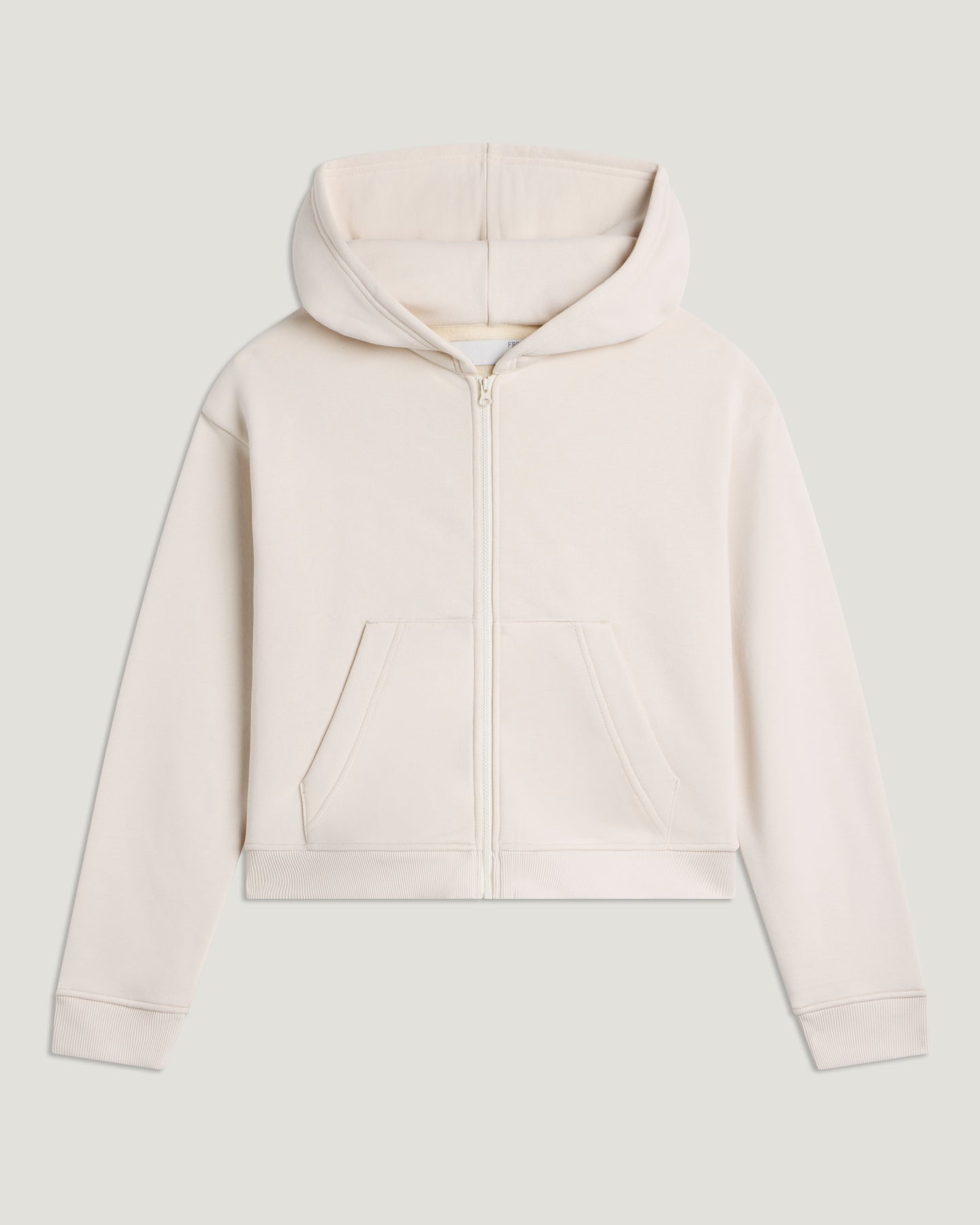 Women's Bamboo Northcoast Fleece Full Zip Hoodie - Stone