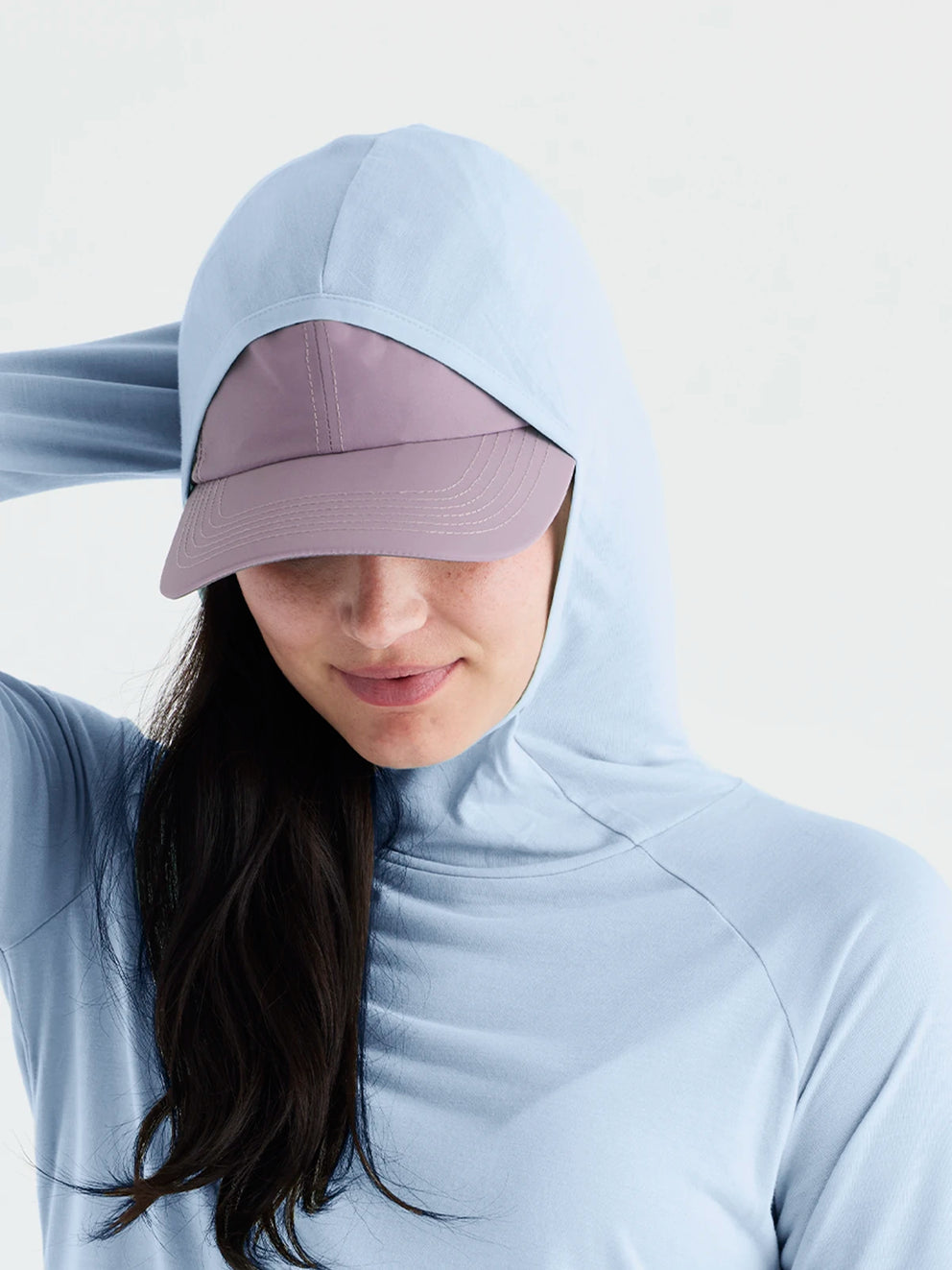 Women's Bamboo Lightweight Hoodie II - Clear Sky
