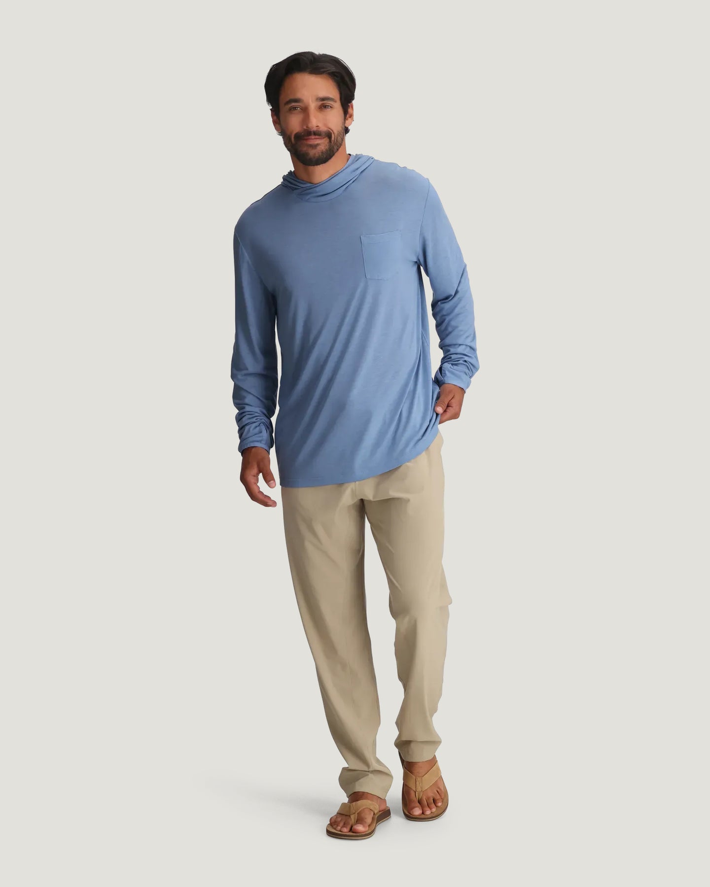 Men's Bamboo Lightweight Hoodie - Last Light