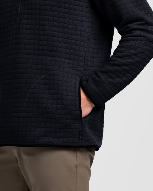 Men's Downvalley Quarter Zip - Black