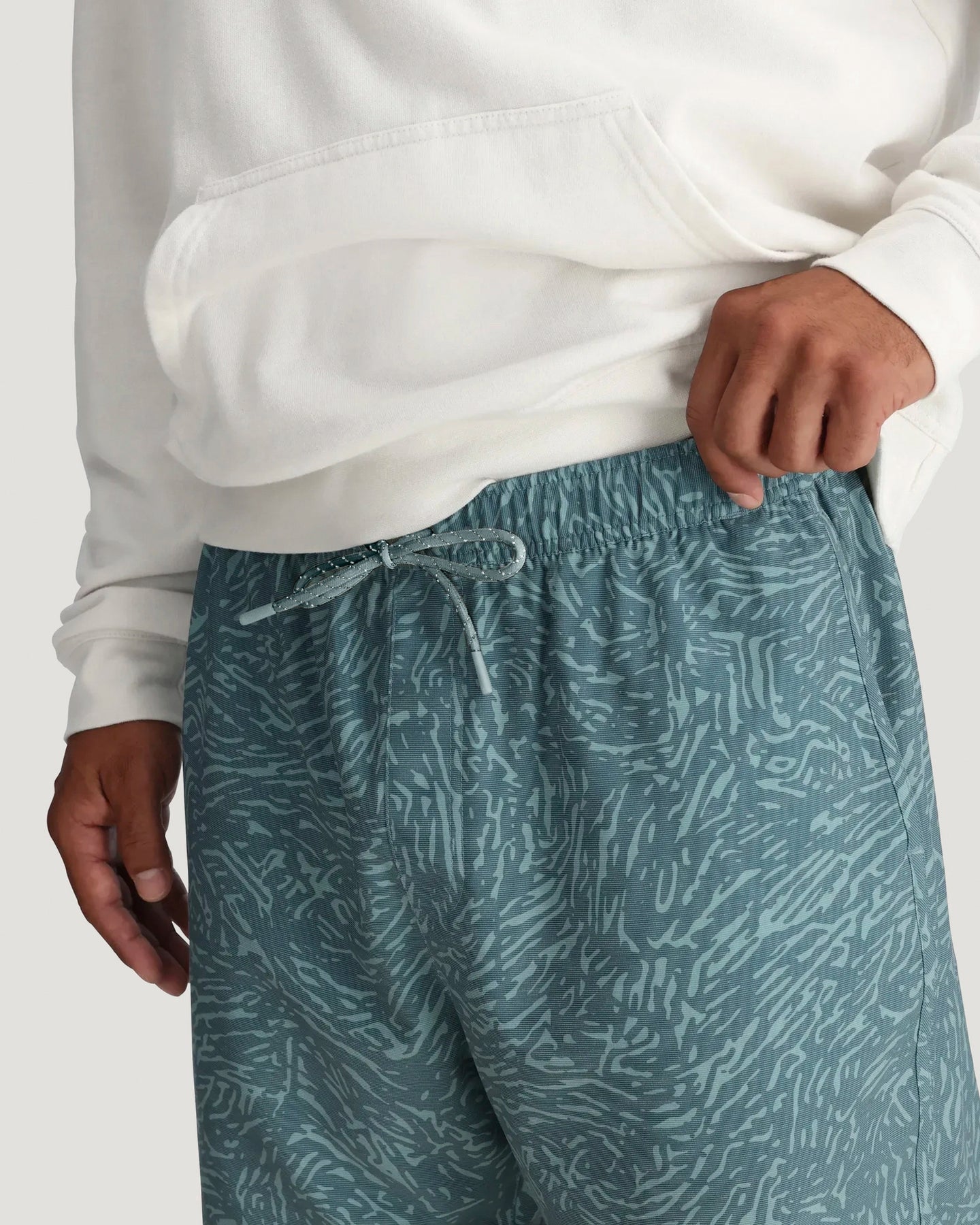 Men's Reverb Short Unlined – 7" - Tidal Flow Print Stormy Sea