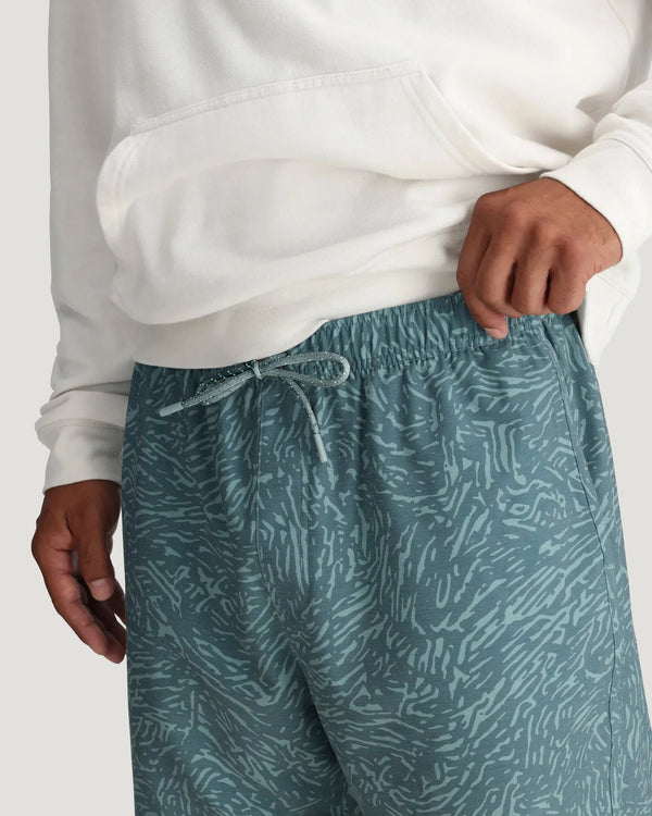 Men's Reverb Short Unlined – 7" - Tidal Flow Print Stormy Sea