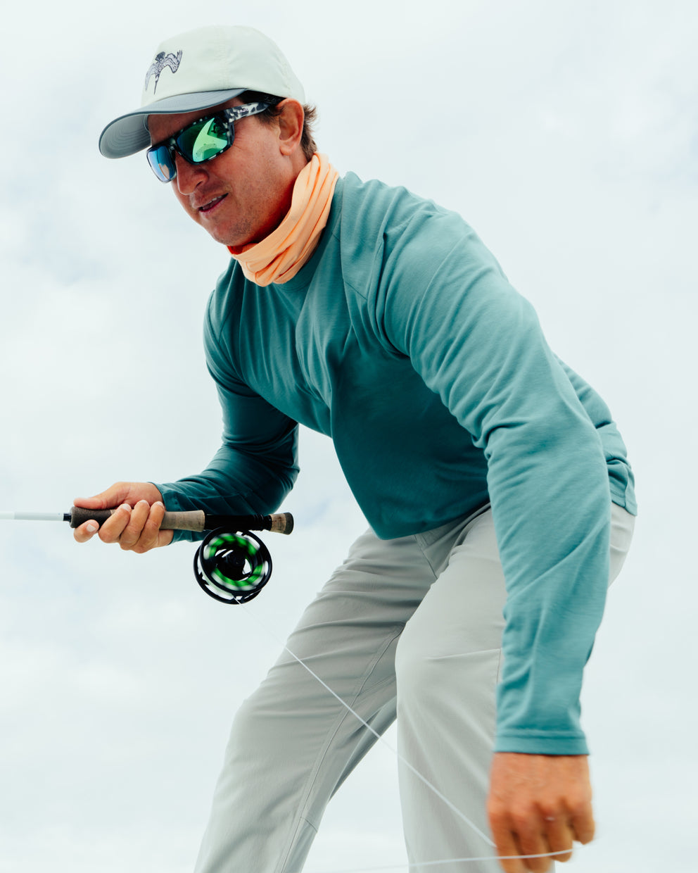 Men's Bamboo Lightweight Long Sleeve - Sea Pine