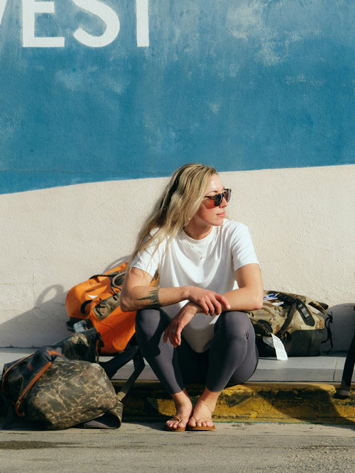 Women's Bamboo Current Boxy Tee - Bright White