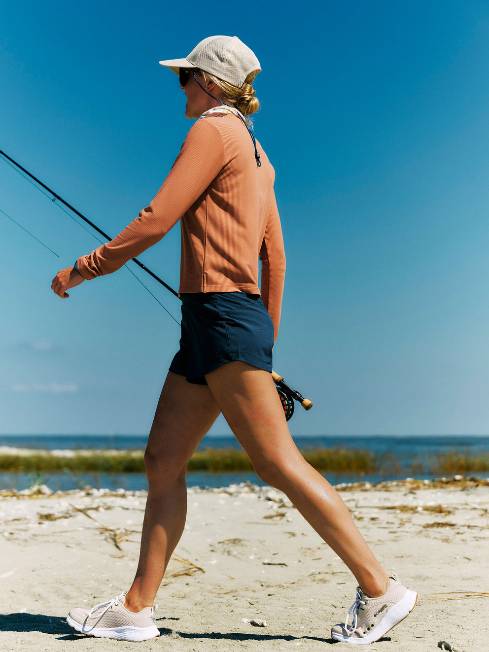 Women's Ribbed Bamboo Long Sleeve - Sea Salt
