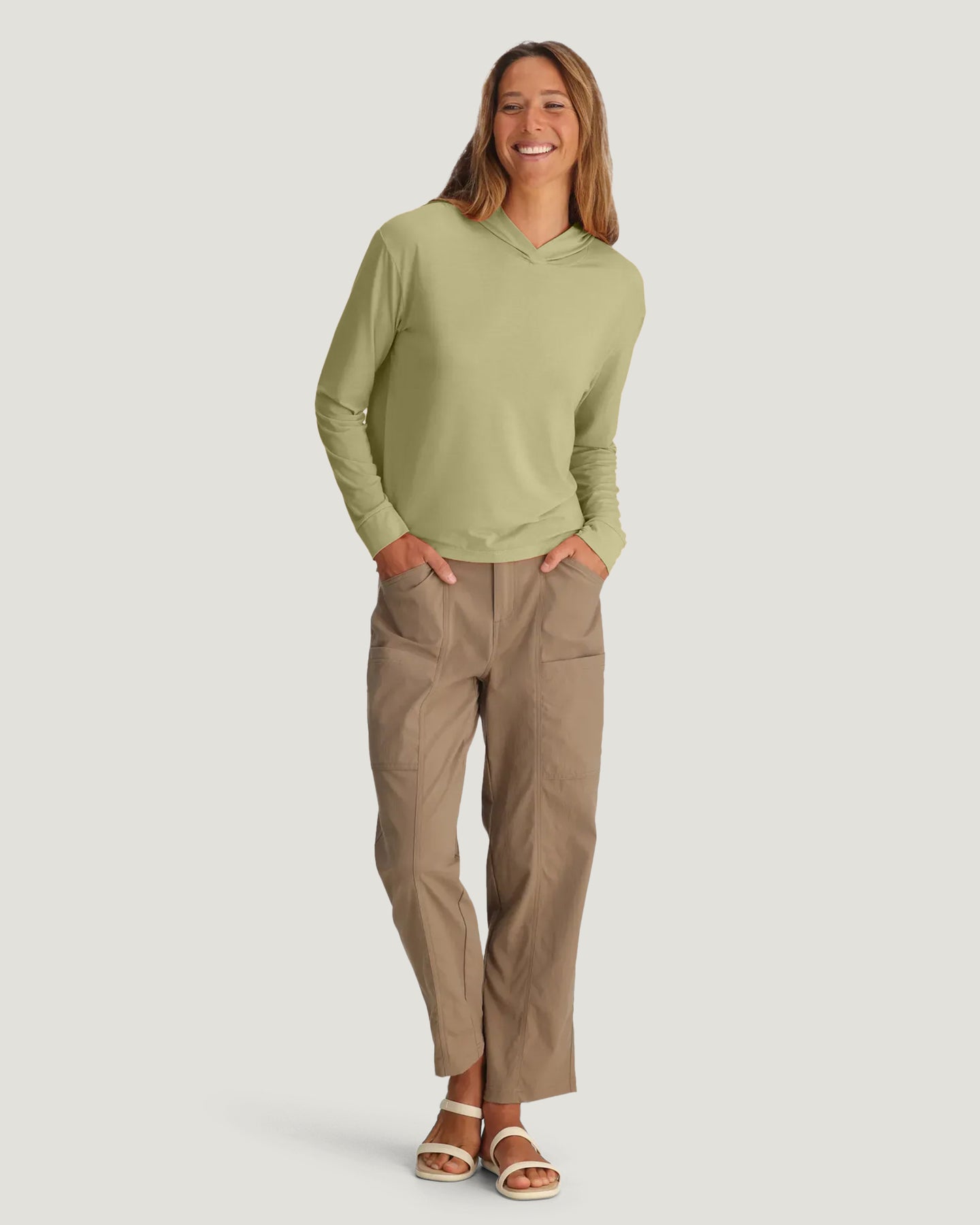 Women's Elevate Lightweight Hoodie - Tea