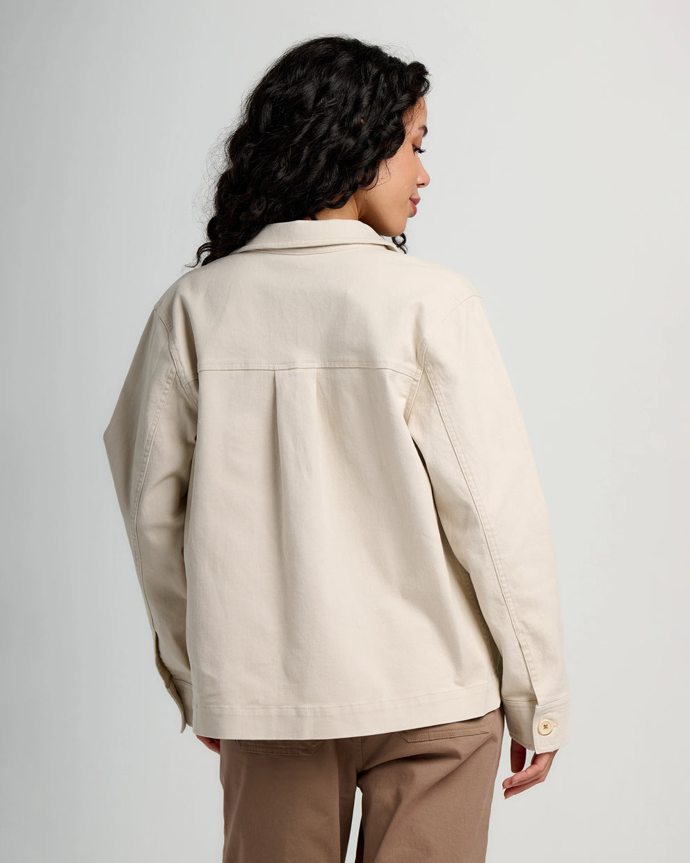 Women's Folly Twill Chore Coat - Stone
