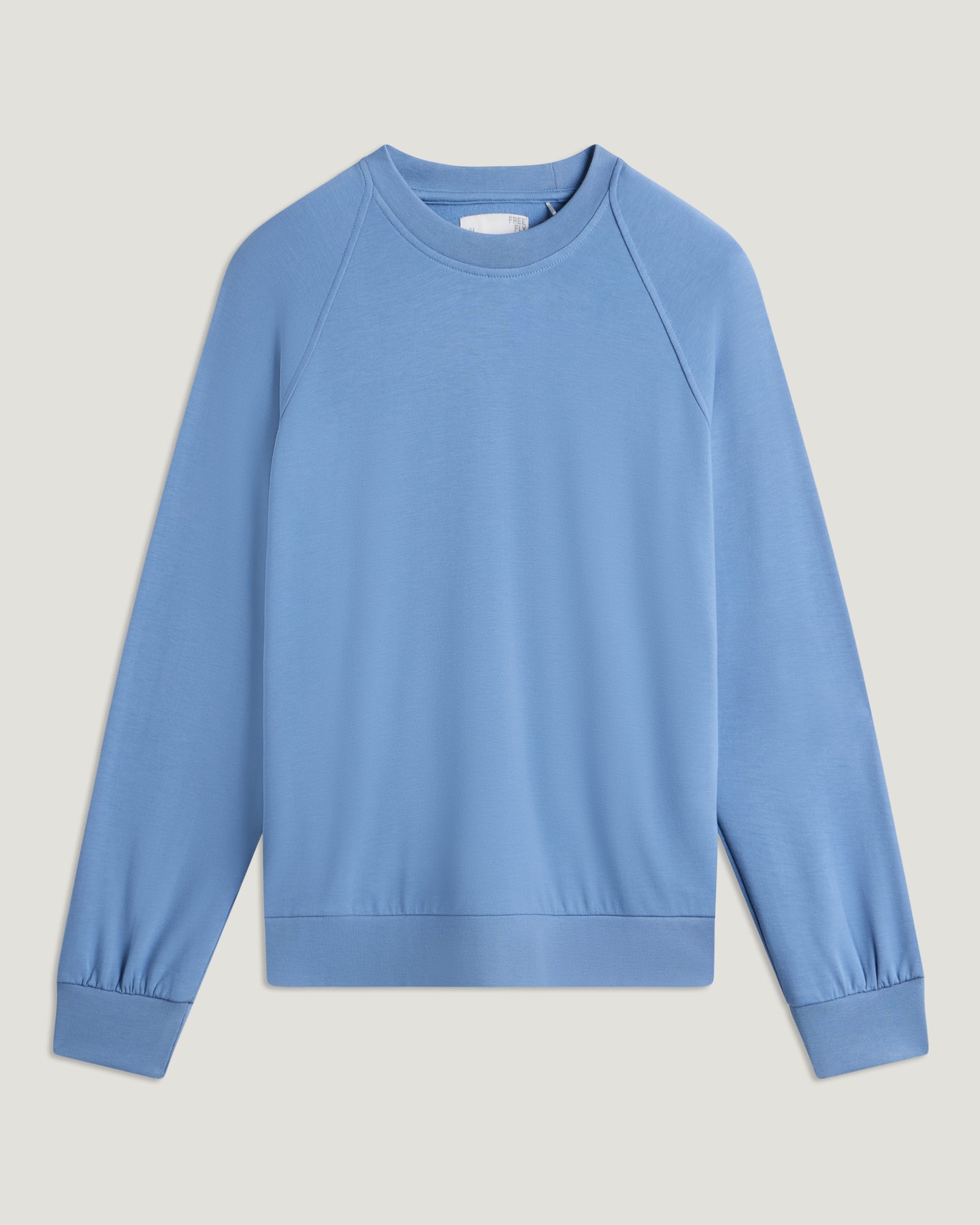 Women's Bamboo Lightweight Fleece Crew - Windward Blue