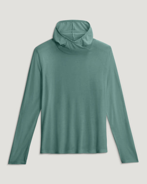 Women's Bamboo Lightweight Hoodie II - Sea Pine
