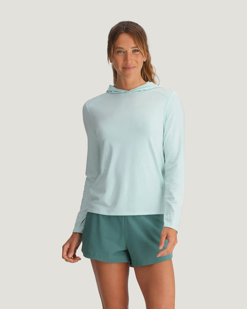 Women's Bamboo Shade Hoodie II - Tropic Sea