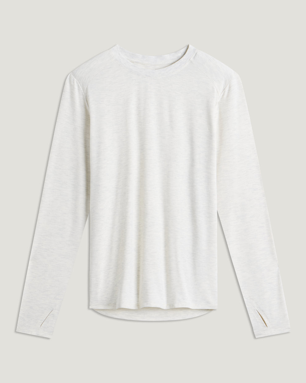 Women's Bamboo Shade Long Sleeve II - Off White Heather