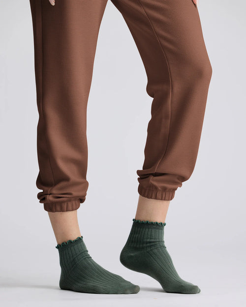 Women's Waffle Jogger - Nutmeg