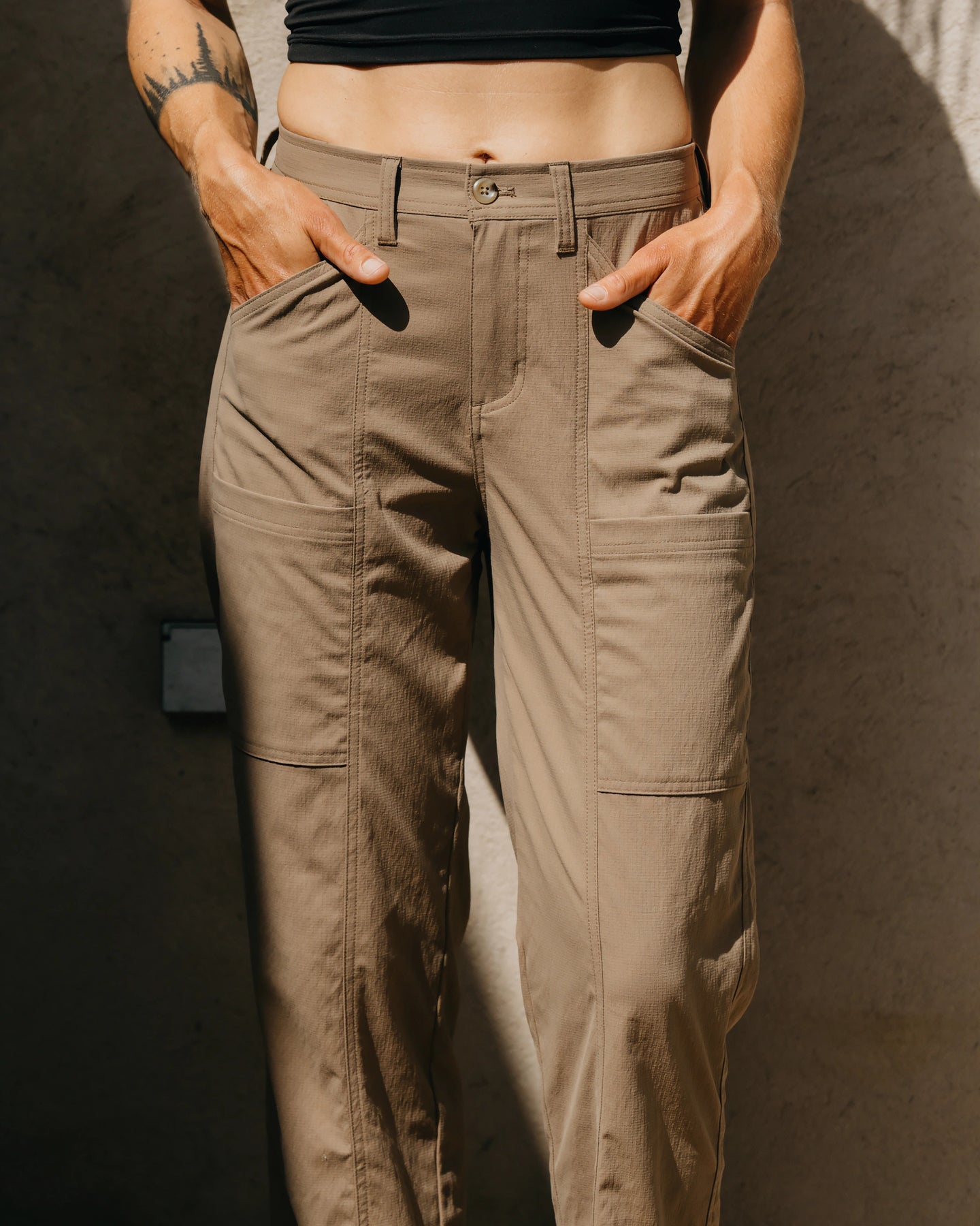 Women's Topogrid Pant - Fossil