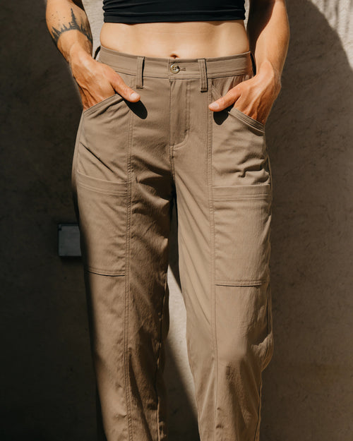 Women's Topogrid Pant - Fossil