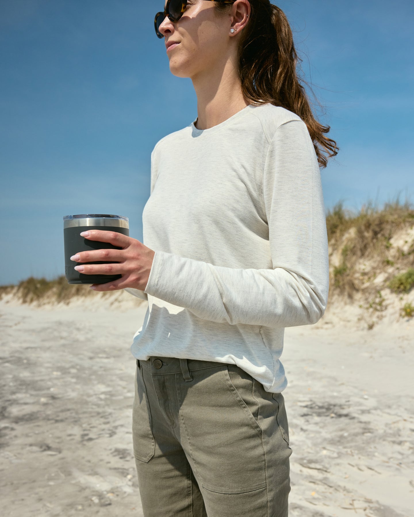 Women's Bamboo Shade Long Sleeve II - Tea